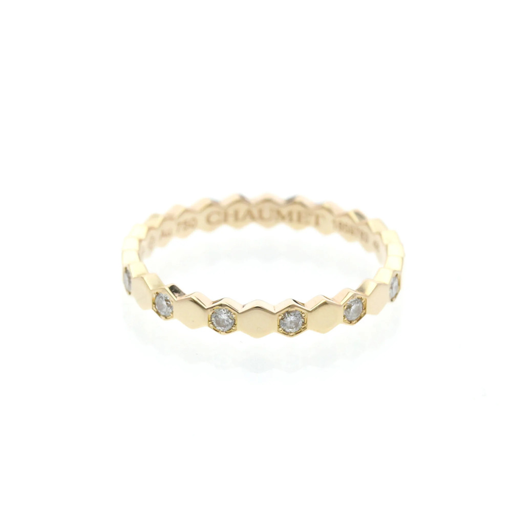 CHAUMET 18k Gold Diamond Ring